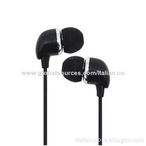 Promotional Plastic Stereo Earphone with Microphone and High QualityNew